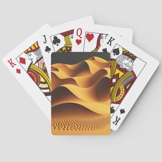 Glödande dalar casinokort (Baksidan)