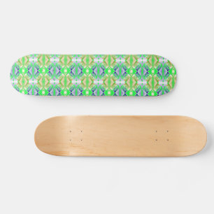 Glödande färgade diamantformer mini skateboard bräda 18,5 cm