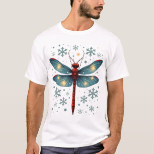 Glödande Festlig Trollslända T Shirt