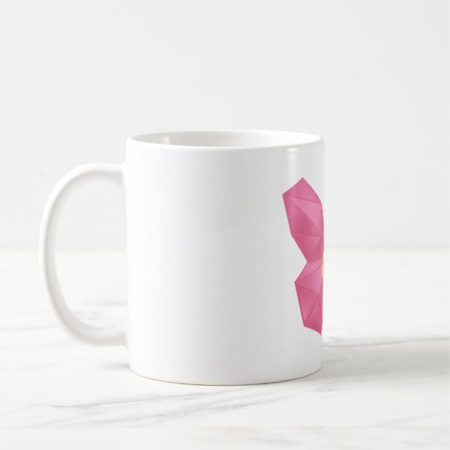 Glödande fjäril 🦋  kaffemugg (Vänster)