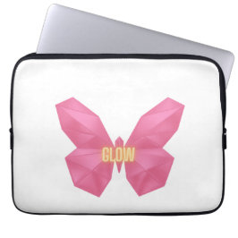 Glödande fjäril 🦋  laptop fodral
