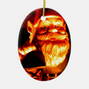 Glödande Gnome Julgransprydnad Keramik