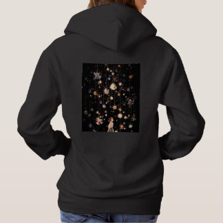 Glödande klot stjärnklar natt t shirt