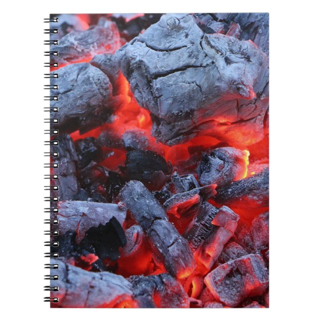 Glödande kol anteckningsbok (Framsidan)