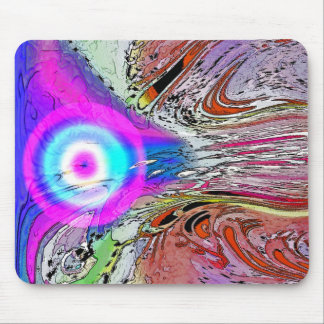 Glödande komet musmatta