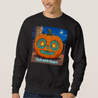 Glödande krets-pumpa - herrarnas sweatshirt