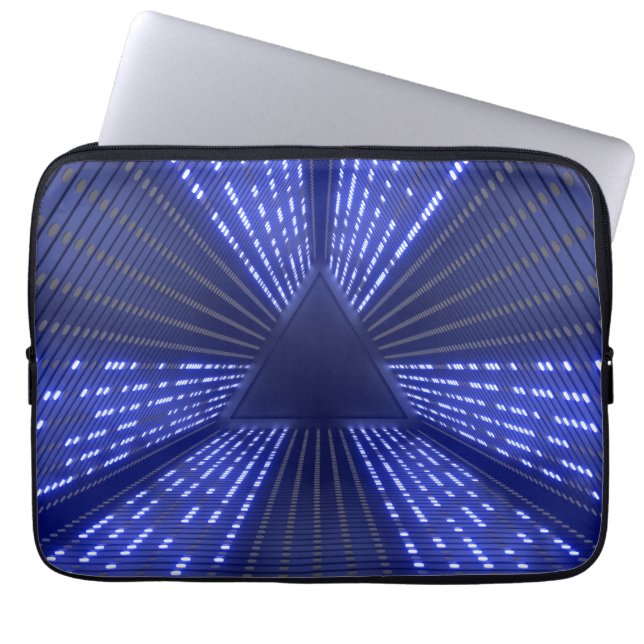glödande ljus laptop fodral (Framsidan)
