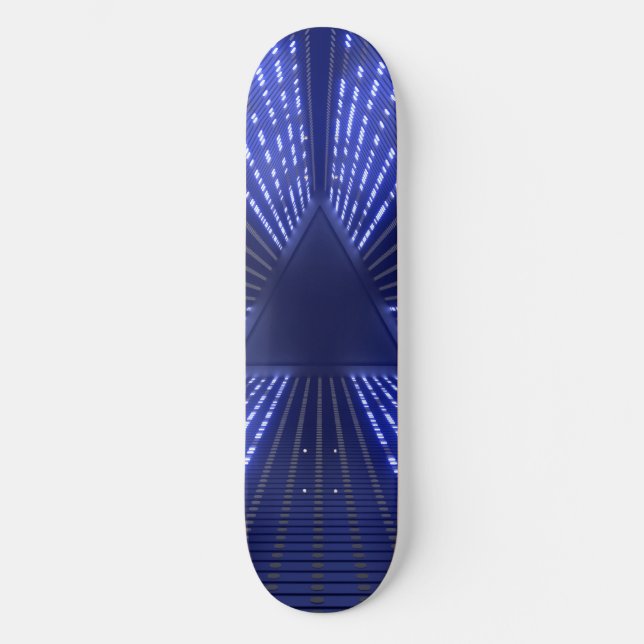 glödande ljus mini skateboard bräda 18,5 cm (Framsida)