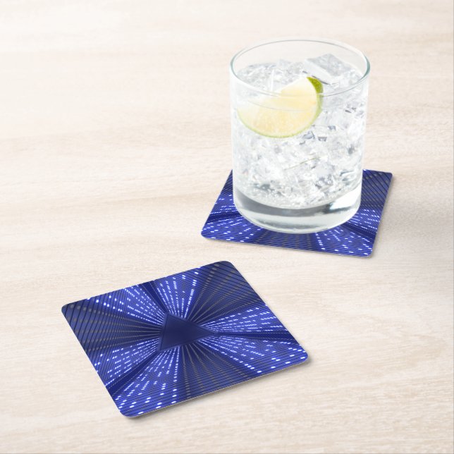 glödande ljus underlägg papper kvadrat (Insitu)