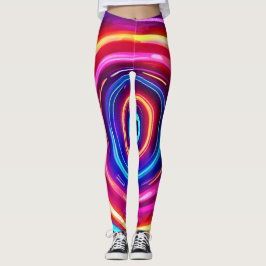 Glödande ljus Vortex Leggings