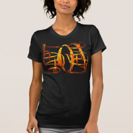 Glödande Marmor KÄRLEK T-shirt