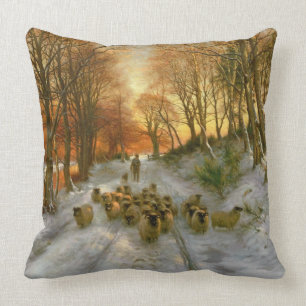 Glödande med tonar av aftontimmar kudde