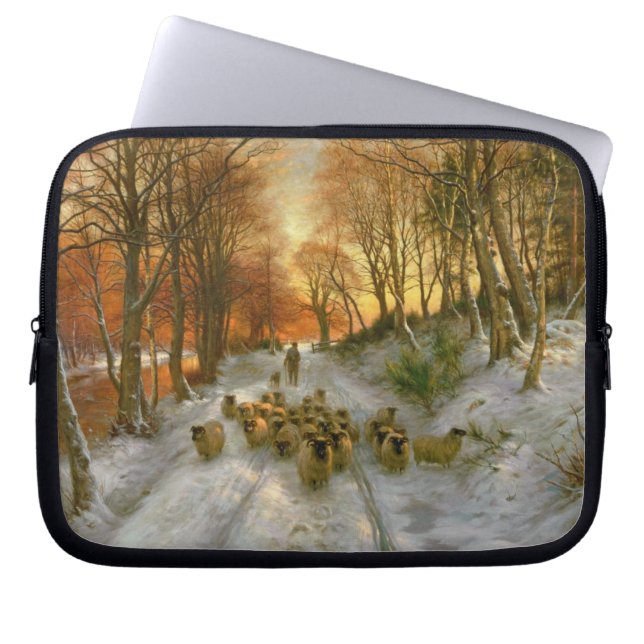 Glödande med tonar av aftontimmar laptop fodral (Framsidan)