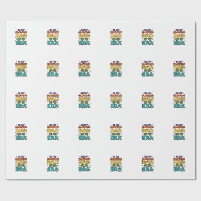 Glödande Pappa Era Retro Solglasögon Pappa Tröja D Presentpapper (Platt)