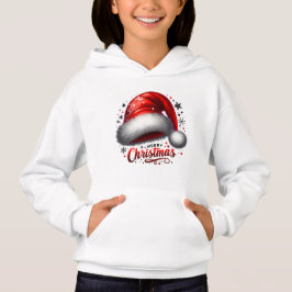 Glödande scharlakansröd tomteluva t shirt