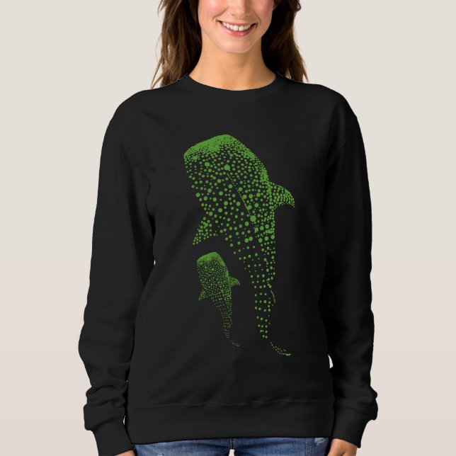 Glödande valhaj partikelkonst t shirt (Framsida)