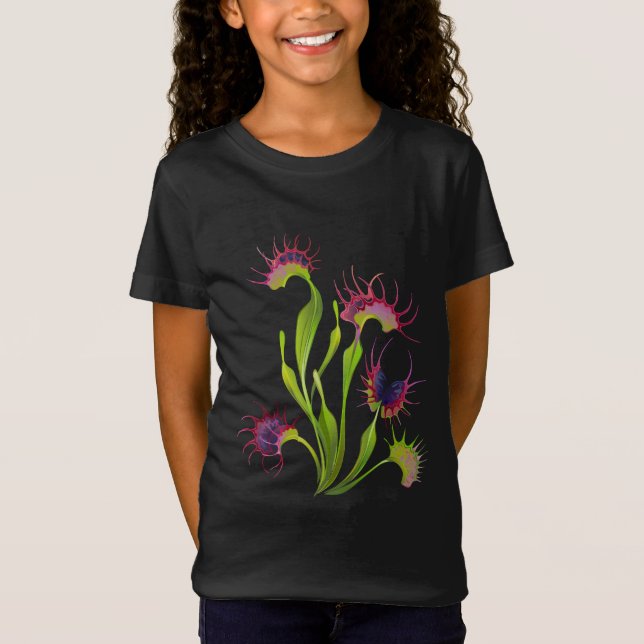 Glödande Venus flugfälla T Shirt (Framsida)