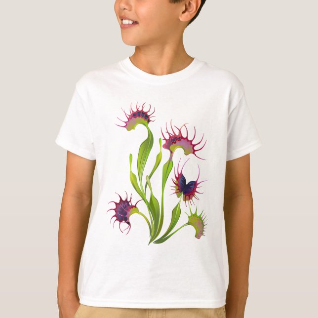 Glödande Venus flugfälla T Shirt (Framsida)