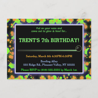 GlödbunkeSplatter Inbjudningar