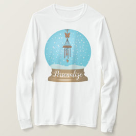 Gloden Butterfly windchime snö, unik vismisk T Shirt