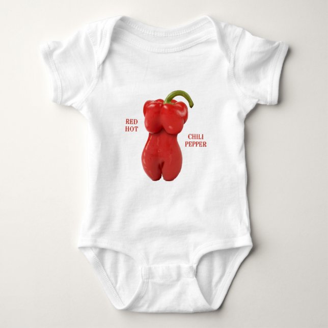Glödhet Chilipeppar T-shirt (Framsida)