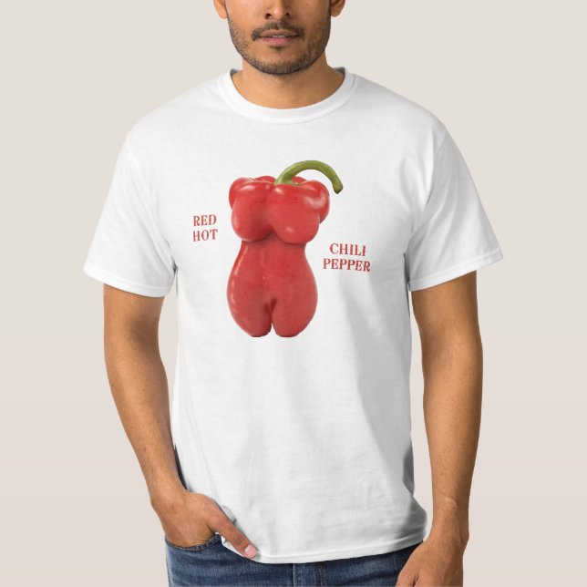 Glödhet Chilipeppar T-shirt (Framsida)