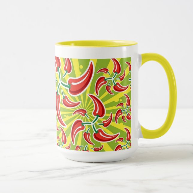 Glödhet Chilipepparmugg Mugg (Höger)