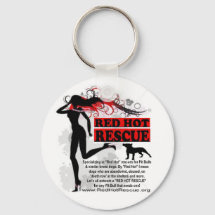 Glödhet rädding Keychain Nyckelring