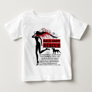 Glödhet räddingbabyTshirt - den stora logotypen T-shirt