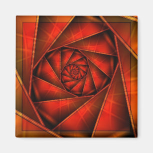 Glödhet spiral magnet