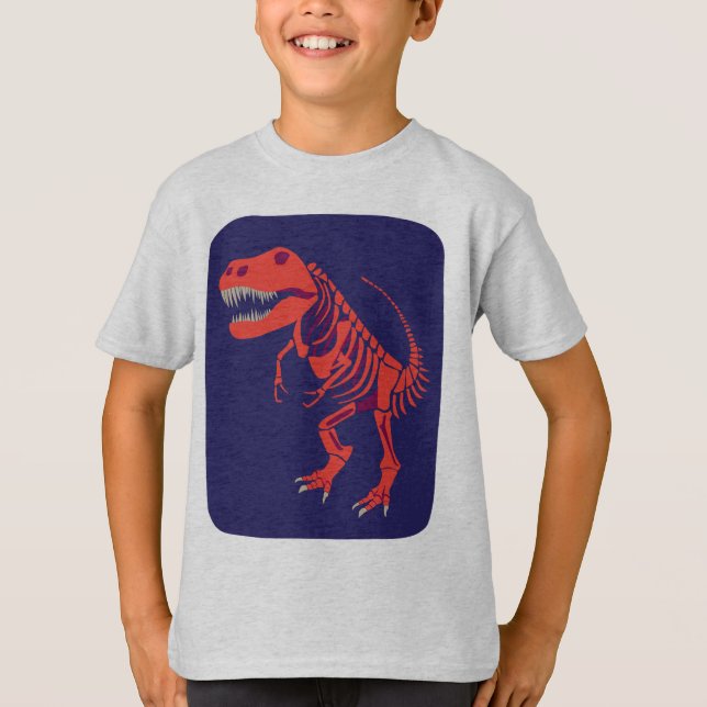 Glödhet T-Rex utslagsplats T-shirt (Framsida)