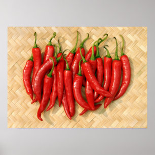 glödheta chilis poster