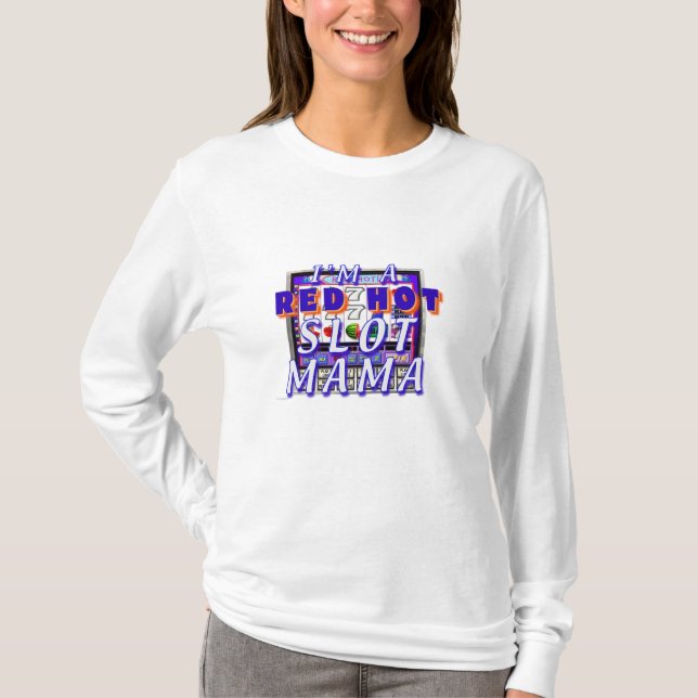 Glödheta springamammadam T-tröja T Shirt (Framsida)