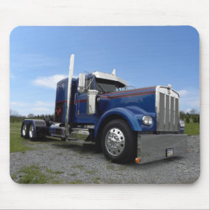 Glödhett & blått Kenworth Mousepad Musmatta