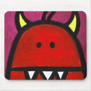 Glödhett monster musmatta