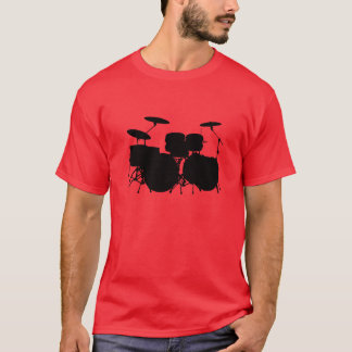 Glödhett trummar tee shirt