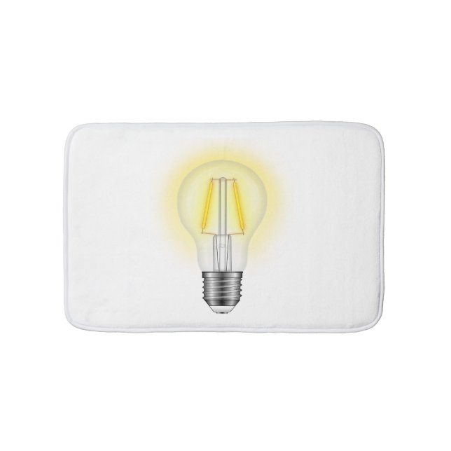 Glödlampa Badrumsmatta (Framsidan)