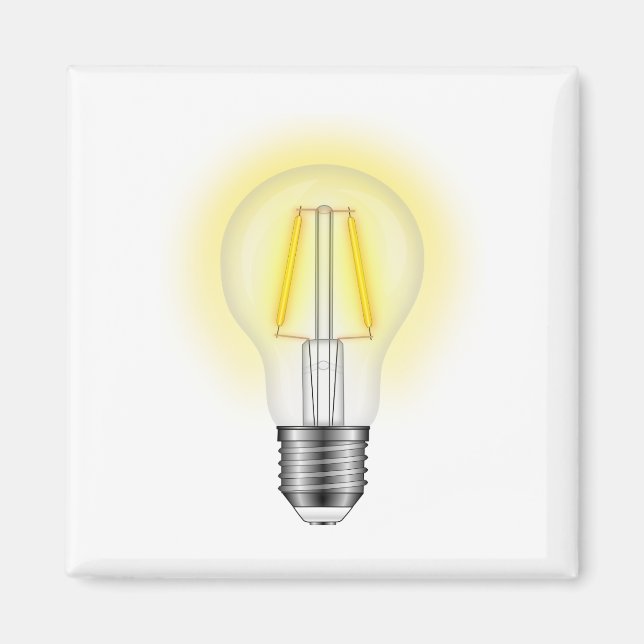 Glödlampa Magnet (Framsidan)