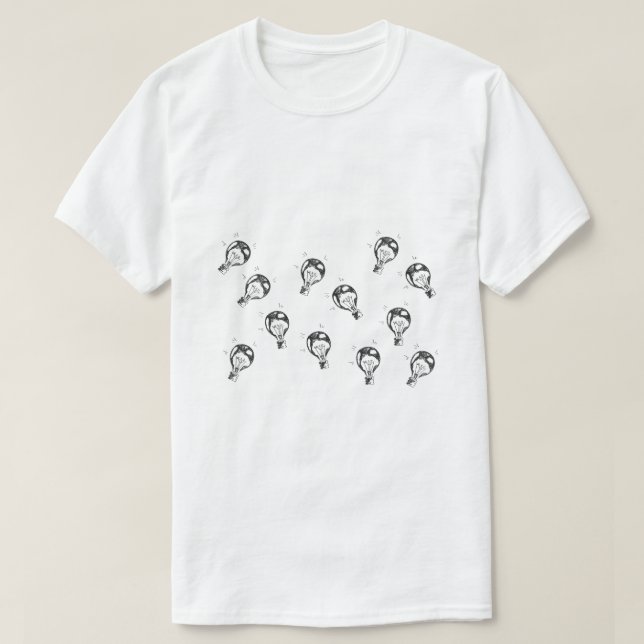 Glödlampa T Shirt (Design framsida)