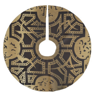 Glödlampans sida D Julgransmatta Borstad Polyester