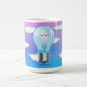 Glödlampslampa Kaffemugg