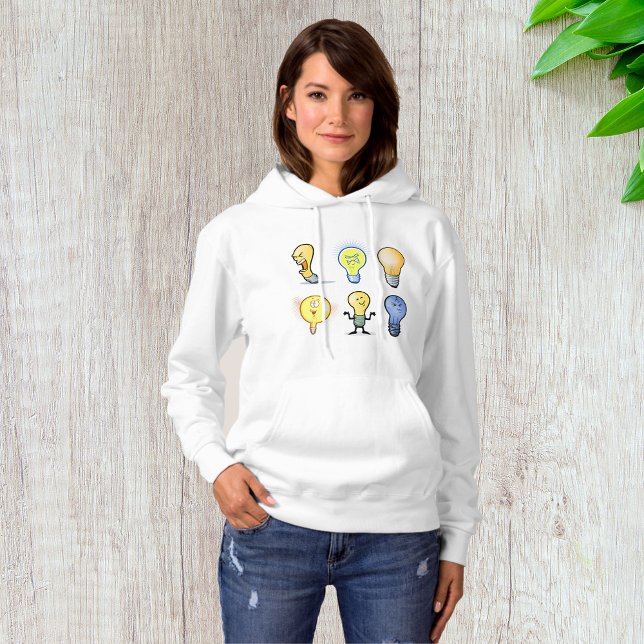 Glödlampstecken Womens Hoodie T Shirt (Skapare uppladdad)