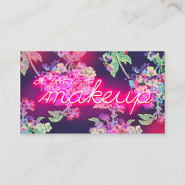 GlödOk för 311 neon men första Makeup Visitkort