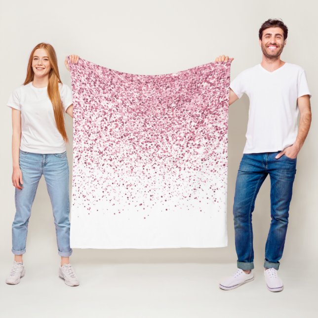 Glödövertoning Mönster 2 Fleecefilt (På plats)