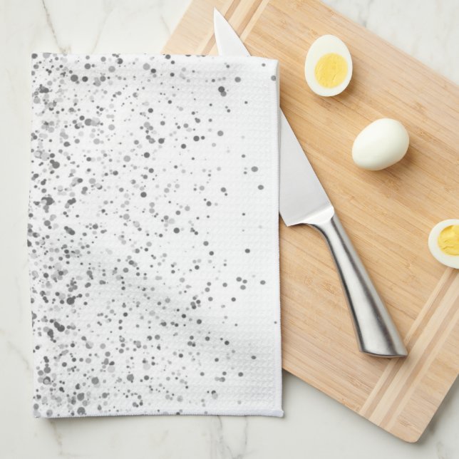 Glödövertoning Mönster 3 Kökshandduk (Vikt i Fjärdedel)