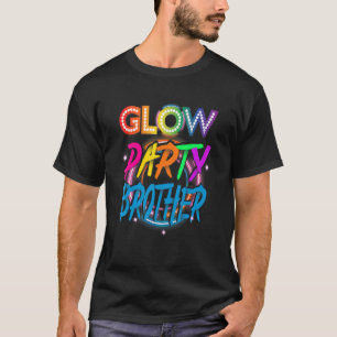 Glödsklöpeinställningseffektglöd för Party-brother T Shirt