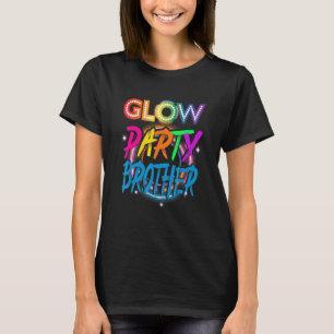 Glödsklöpeinställningseffektglöd för Party-brother T Shirt