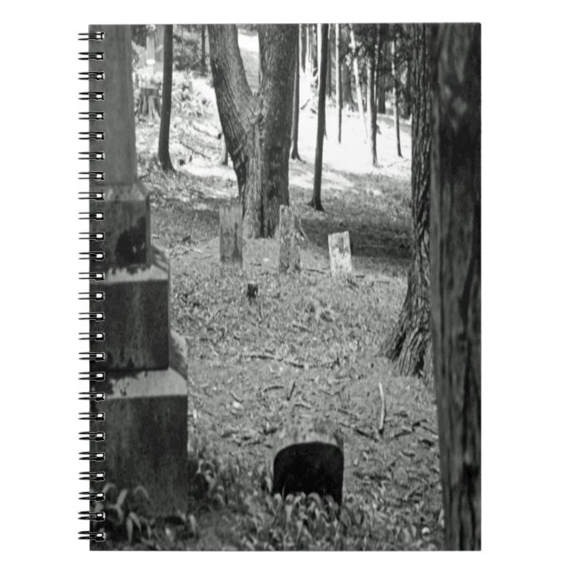 GlöGET Grave Anteckningsbok Med Spiral (Framsidan)