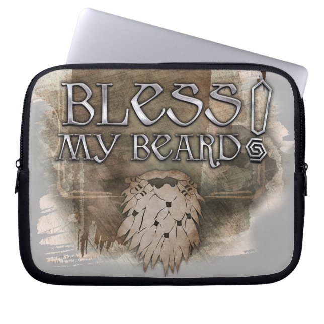 Gloin - Bless My Beard Laptop Sleeve (Framsidan)