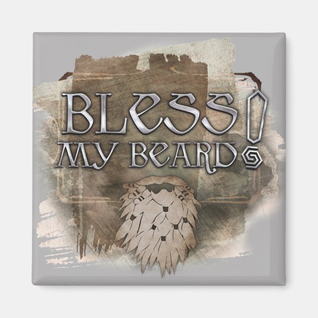 Gloin - Bless My Beard Magnet (Framsidan)